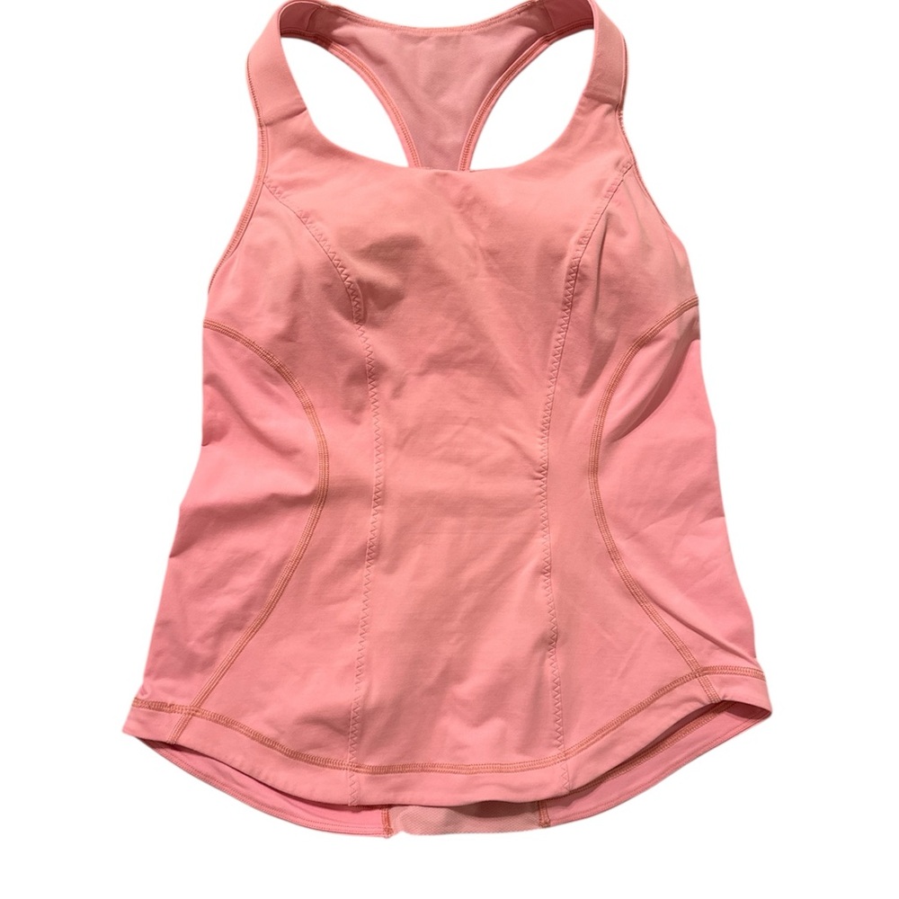 lululemon athletica Pink Racerback Tank Top